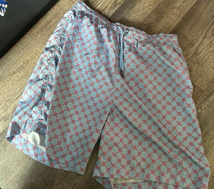Daily Paper heren zwembroek lichtblauw, maat XL, Ophalen of Verzenden, Maat 56/58 (XL), Blauw