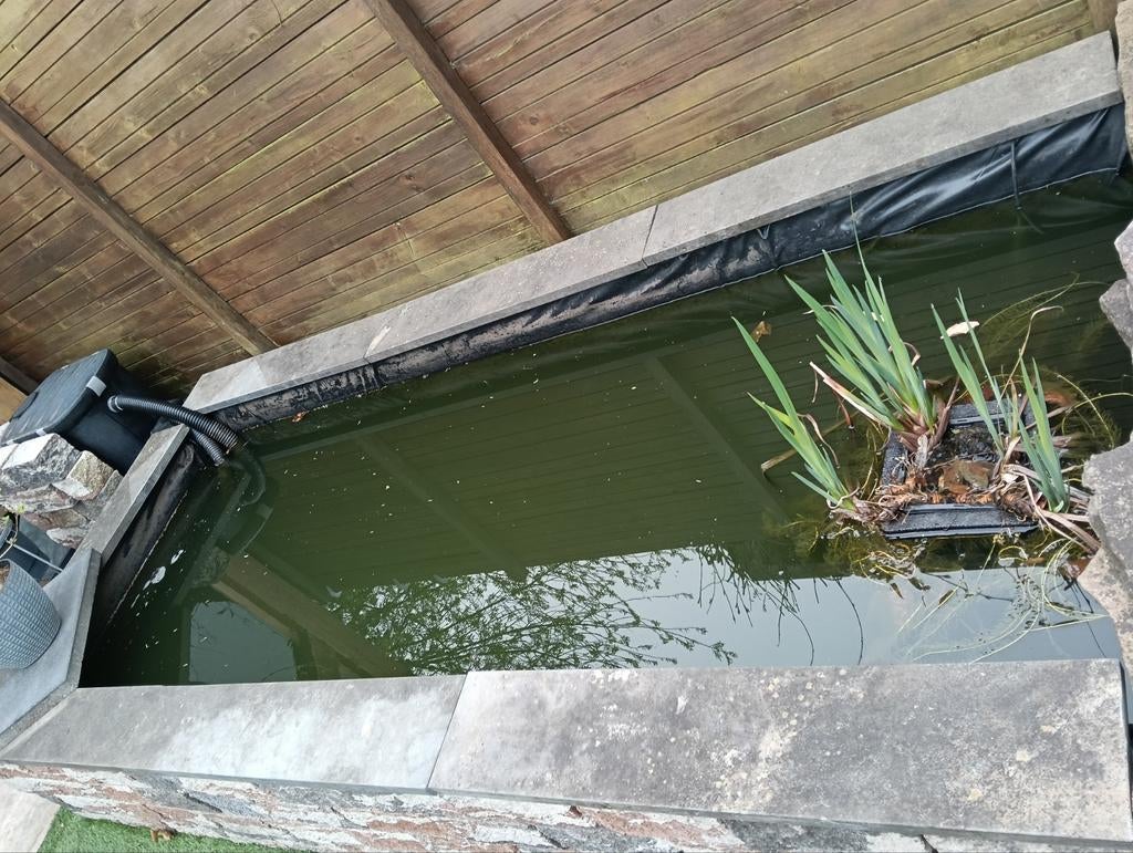 Hardstenen tegels (6x), Tuin en Terras, Tegels en Klinkers, Ophalen, Gebruikt, Natuursteen, Terrastegels