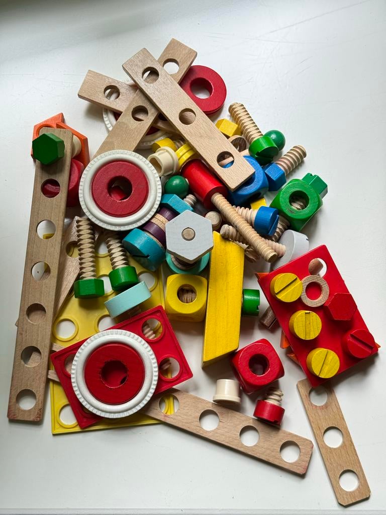 Houten Bouwset met Schroeven, Ophalen of Verzenden, Gebruikt, Overige typen