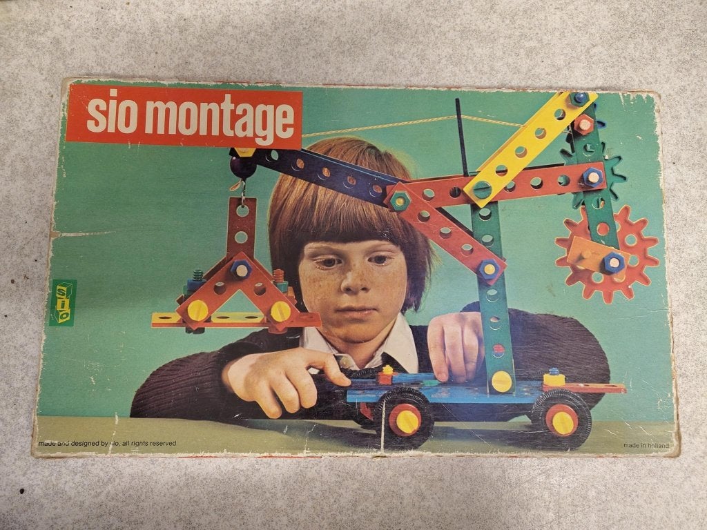 SIO Montage. Houten Constructie Speelgoed (jaren 70-80), Ophalen of Verzenden