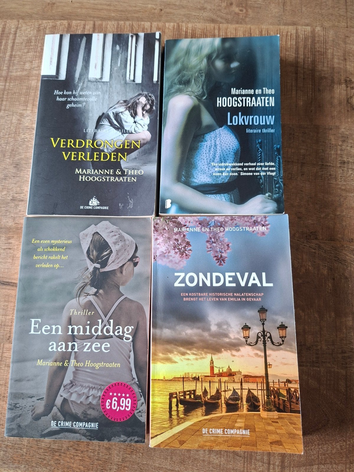 4 Boeken Marianne en Theo Hoogstraten crime compagnie, Ophalen of Verzenden, Gelezen