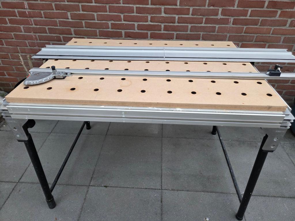Festool MFT 1080 multifunctionele werktafel., Ophalen of Verzenden, Gebruikt, 70 tot 120 cm, Inklapbaar
