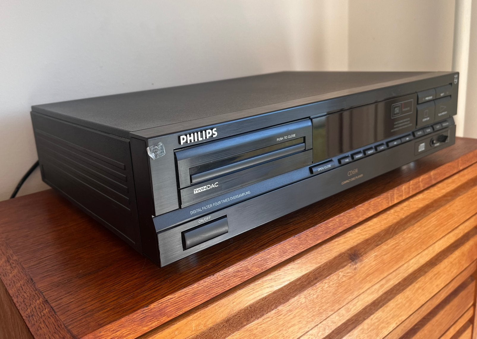 Philips CD 614 cd-speler in goede staat met AB, Ophalen of Verzenden, Zo goed als nieuw, Philips