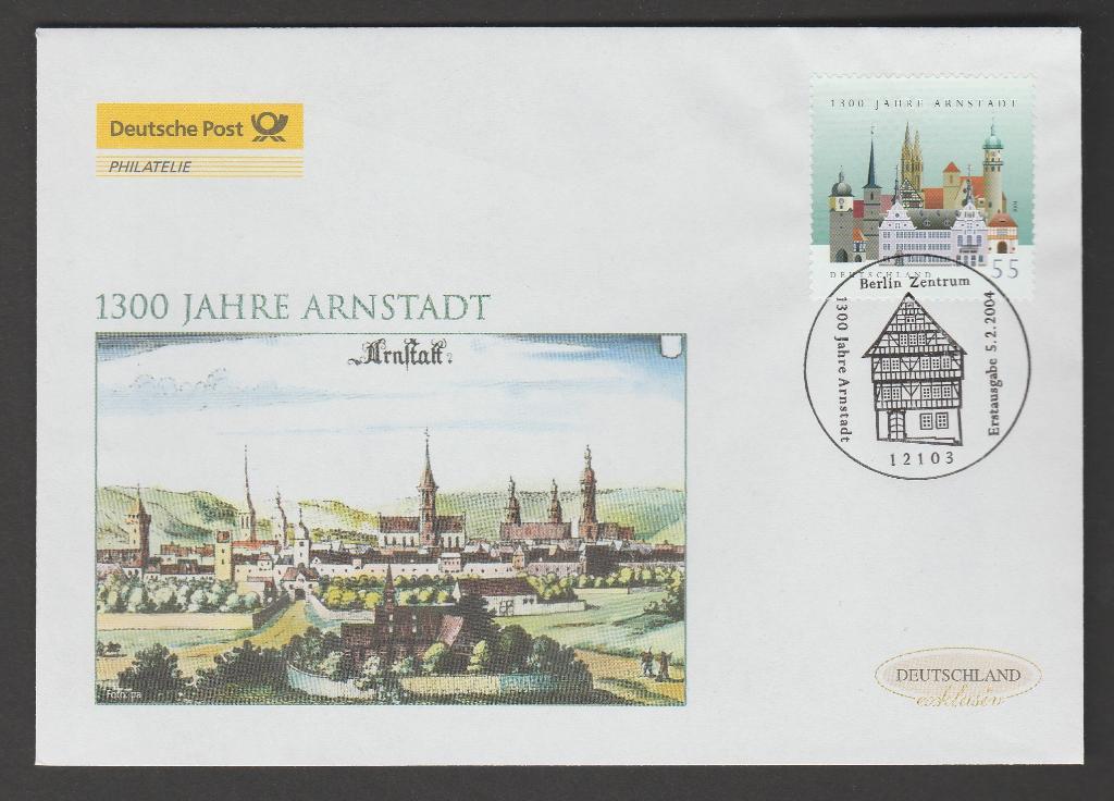 Duitsland - FDC Michelnr 2388 - 1300 jaar Arnstadt, Verzenden, 1990 tot heden, Postfris