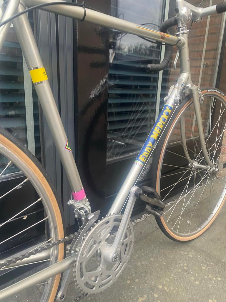 Eddy Merckx retro racefiets - Opgeknapt en bijna klaar!, Fietsen en Brommers, Fietsen | Racefietsen, 28 inch, Gebruikt, 57 tot 61 cm
