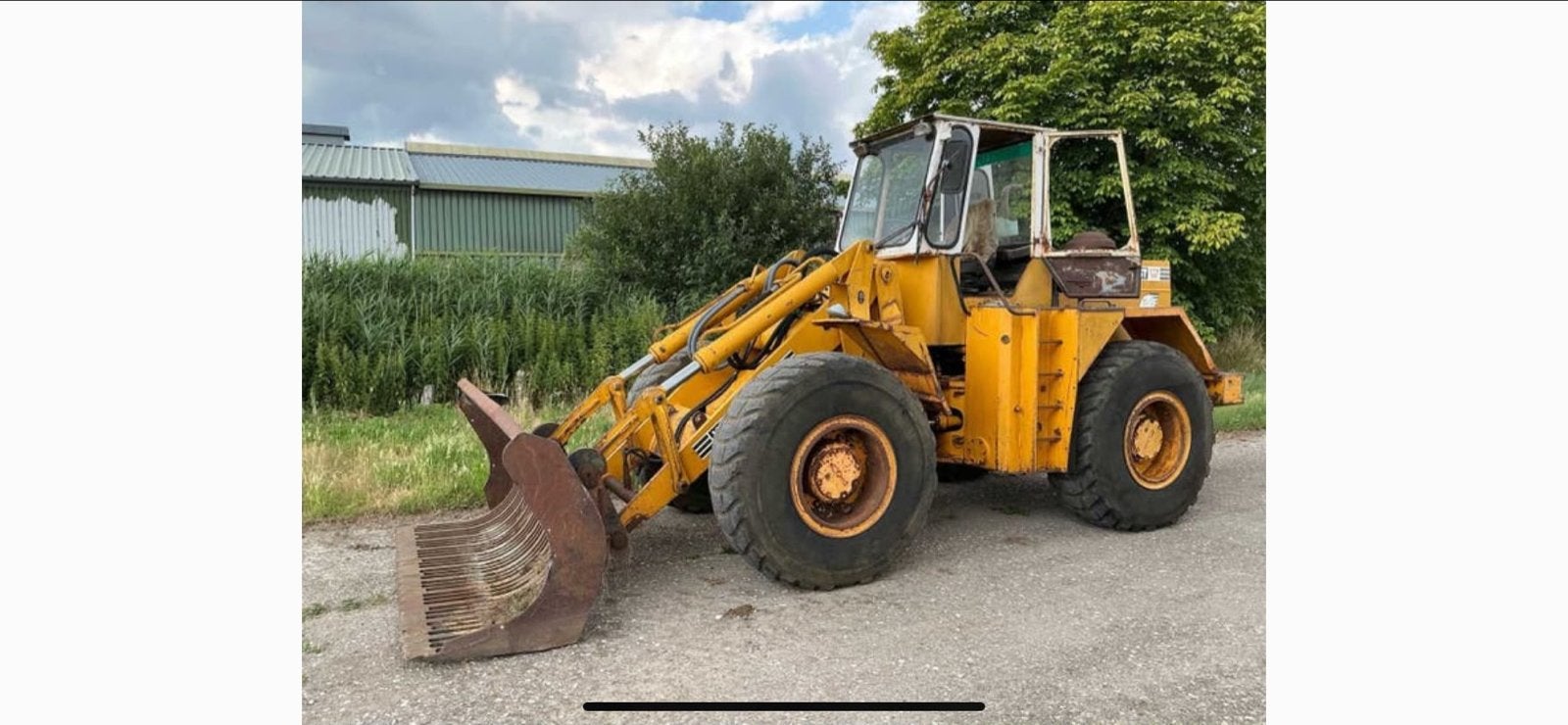 Werklust WG25 Wiellader - Goed rijdend, remmen defect, Ophalen of Verzenden, Wiellader of Shovel