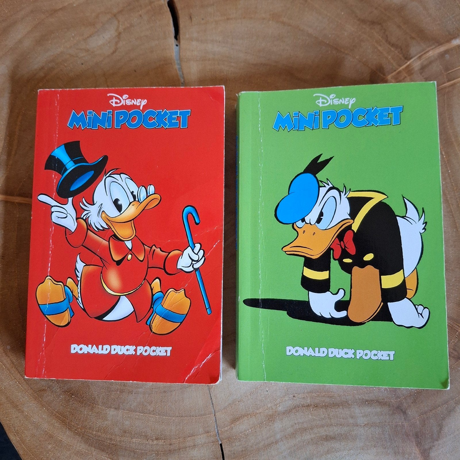2 donald duck pockets mini, Boeken, Meerdere stripboeken, Ophalen of Verzenden, Gelezen, Donald Duck