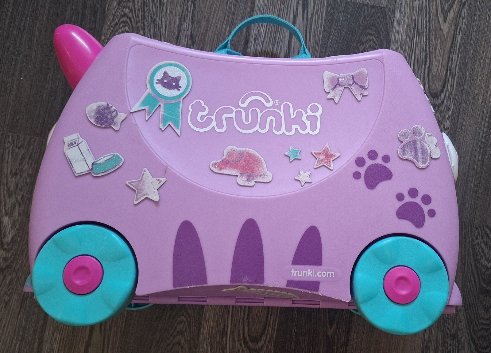 Trunki koffertje, Ophalen, Gebruikt