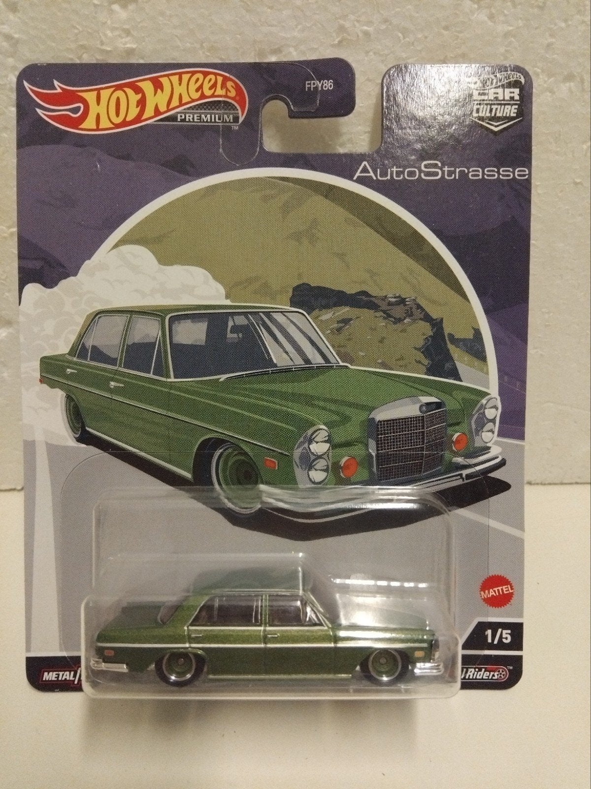Hot Wheels Premium 1972 Mercedes Benz 280 SEL 4.5, Ophalen of Verzenden, Zo goed als nieuw, Auto