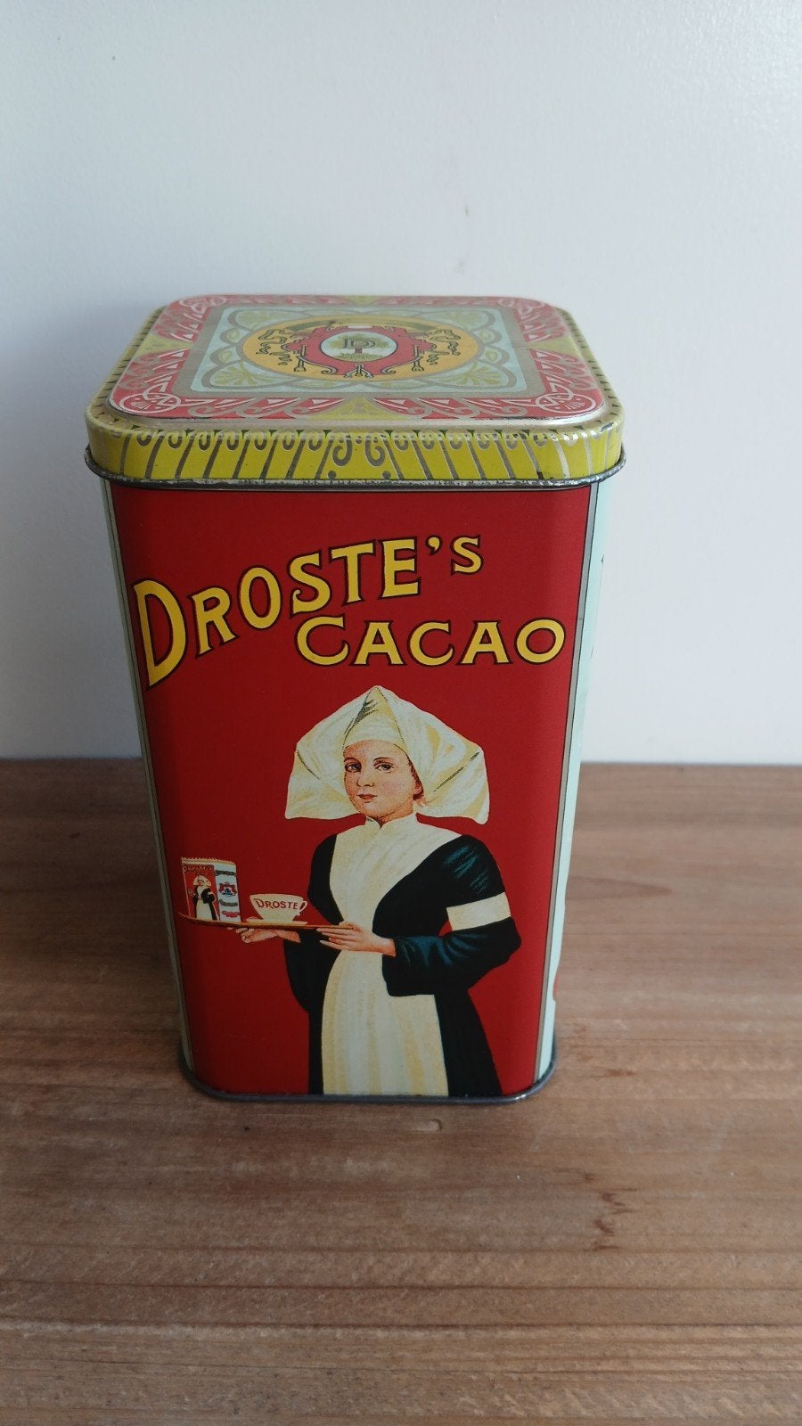 Vintage Droste Cacao Blik - Zeldzaam Verzamelobject, Antiek en Kunst, Ophalen