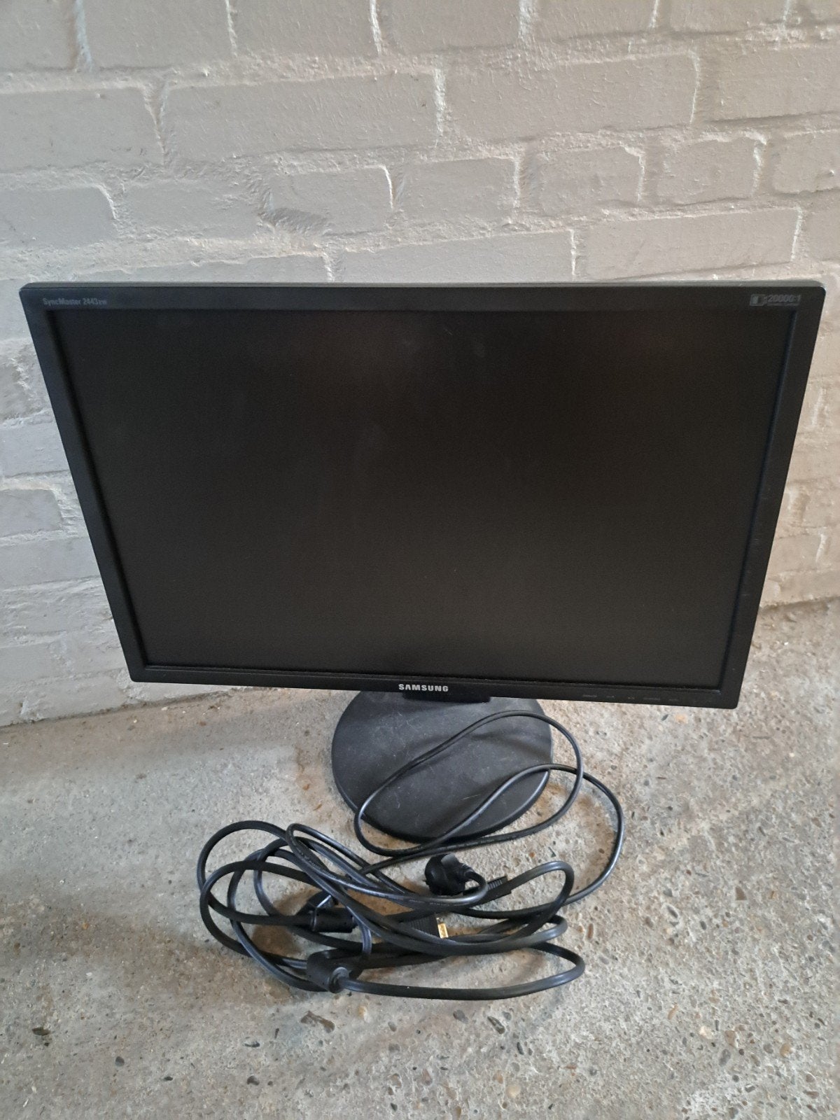 Samsung 24 inch monitor, Computers en Software, Gebruikt, Full HD, Ophalen of Verzenden, DVI