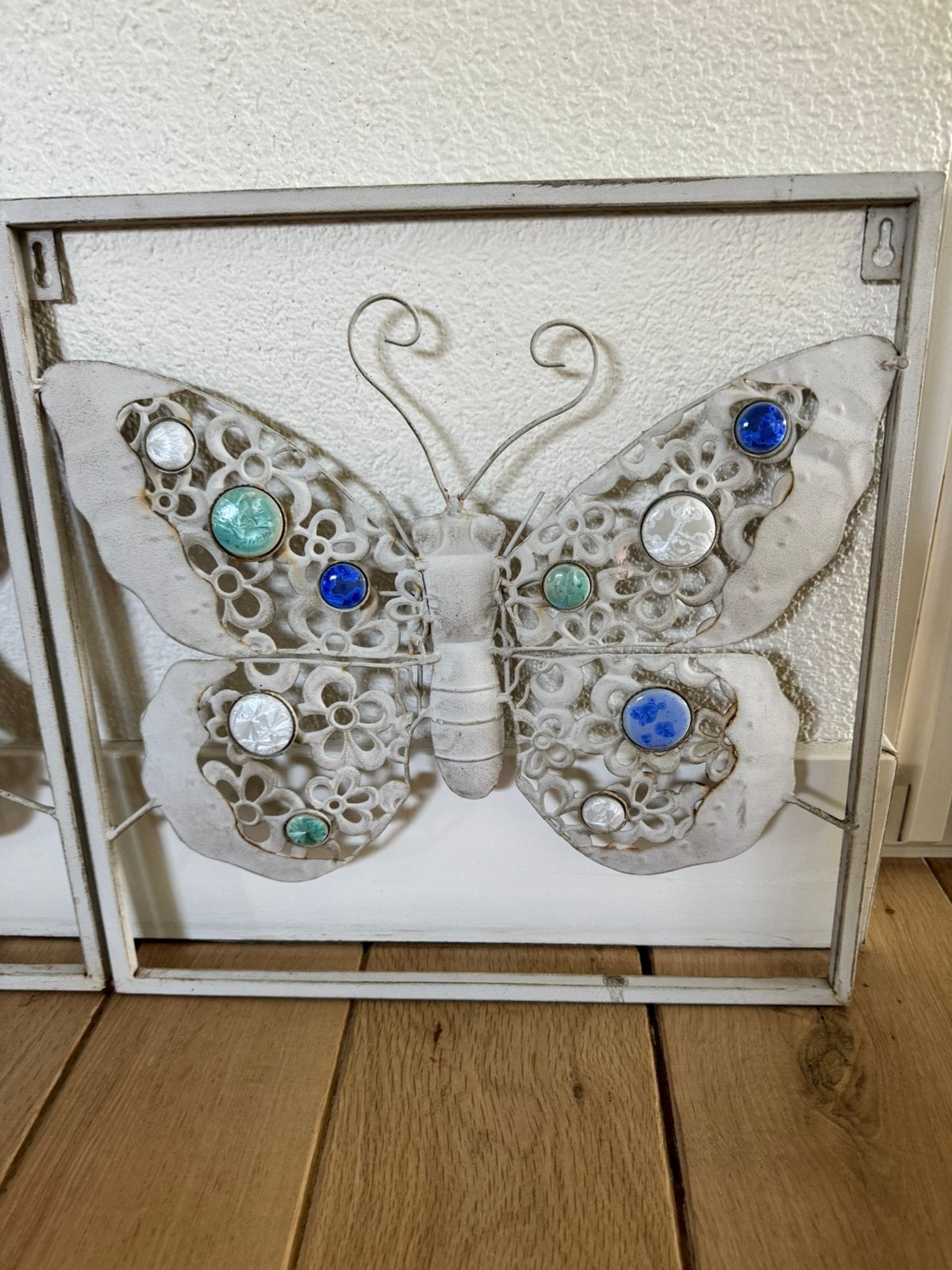 2 x leuke Tuin decoratie, Ophalen, Gebruikt, Metaal