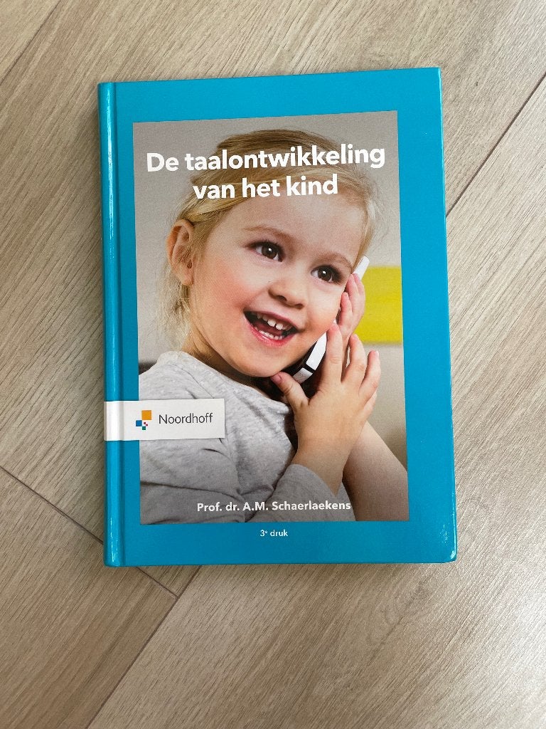 De taalontwikkeling van het kind, 3e druk, Boeken, Ophalen of Verzenden, Nieuw, Overige niveaus, Noordhoff Uitgevers