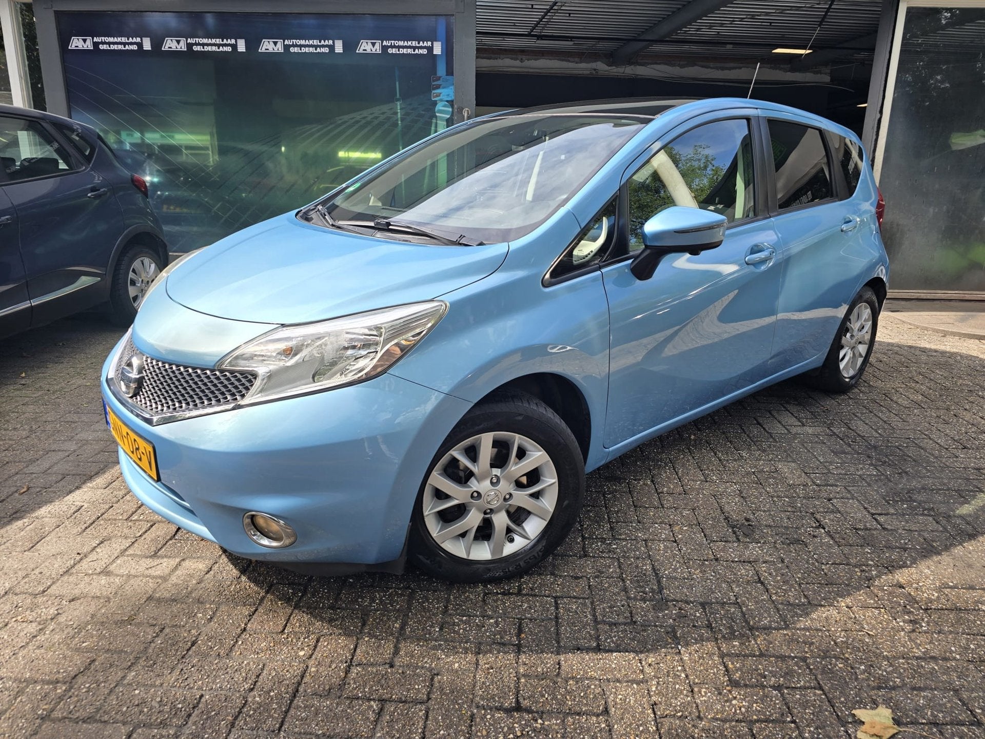 Nissan Note 1.2 Visia | NIEUWE APK | 3/6 OF 12MND GARANTIE |, Auto's, Nissan, Stof, Blauw, 1198 cc, Bedrijf