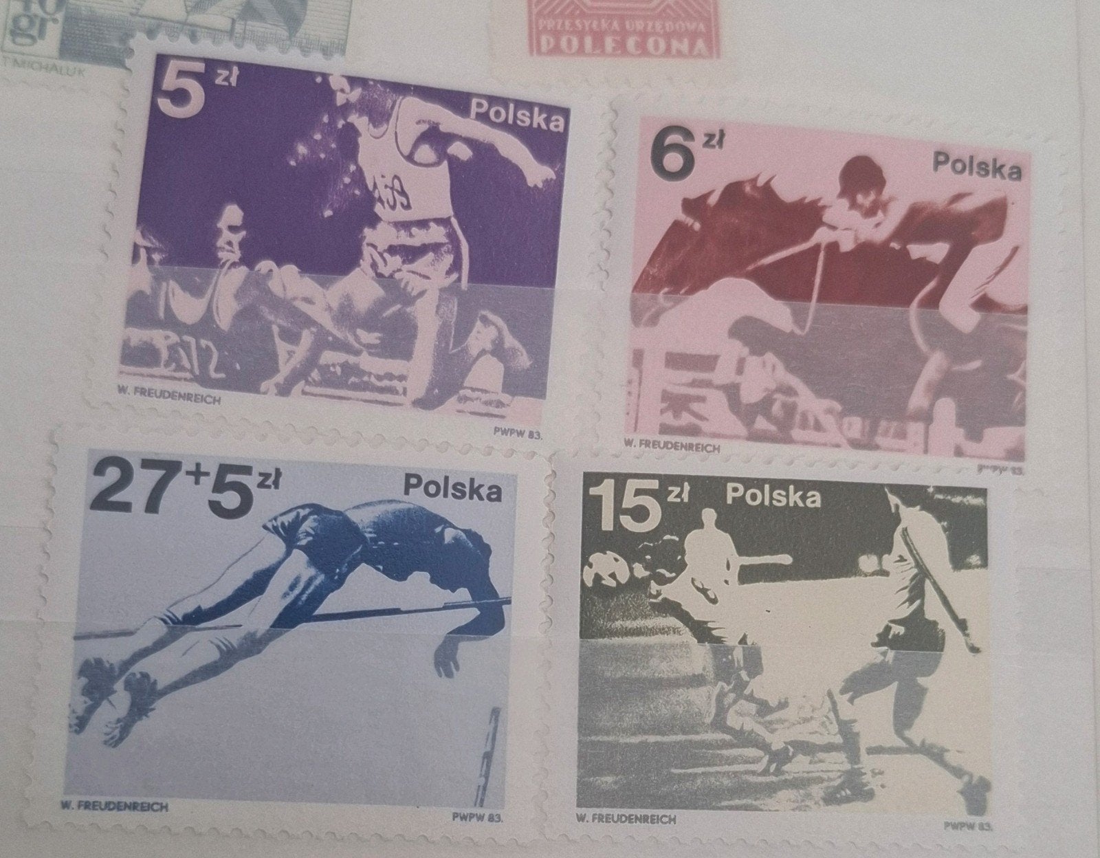 Polen  1983  4x   postfris, Verzenden, Polen, Postfris