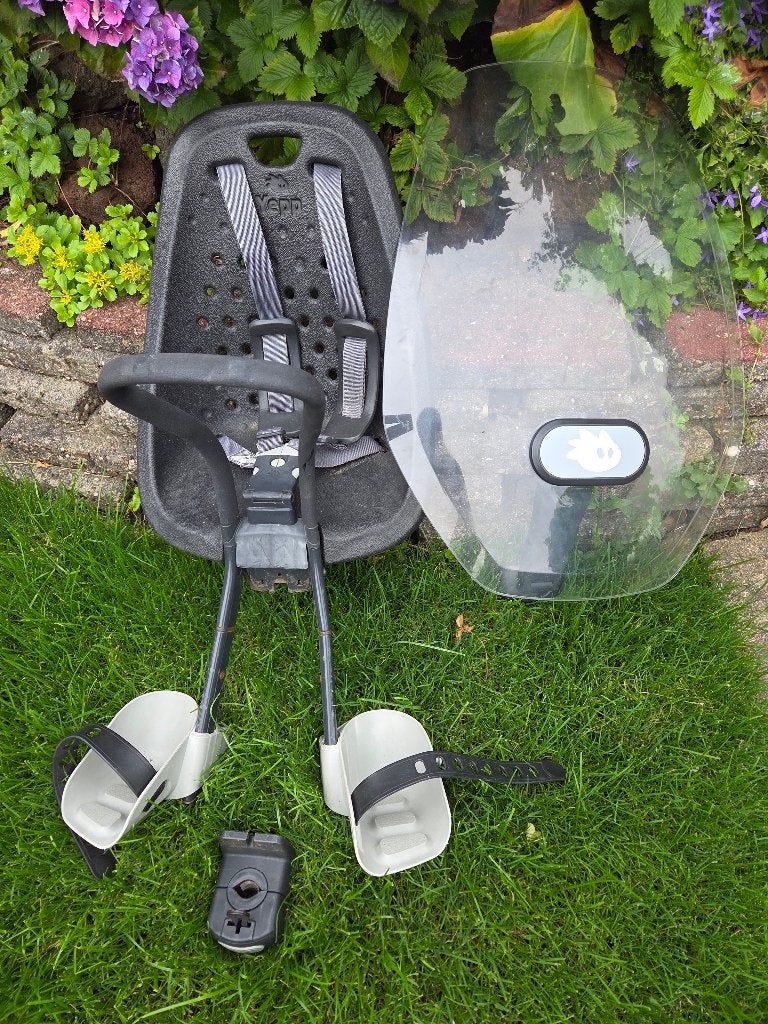 Yepp Mini Fietsstoeltje met Windscherm, Fietsen en Brommers, Fietsaccessoires | Fietsstoeltjes, Ophalen, Yepp, Voorzitje, 0 t/m 13 kg
