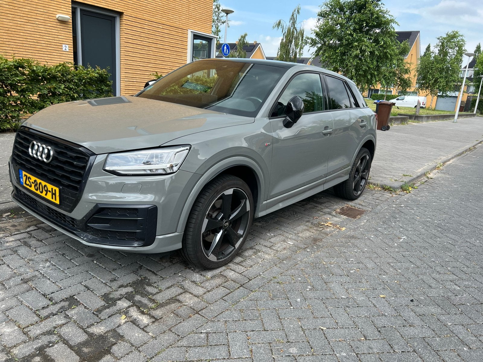 Audi Q2 35 Tfsi 150pk S Tronic 2019 Grijs, 1498 cc, 4 cilinders, 1500 kg, 57 €/maand