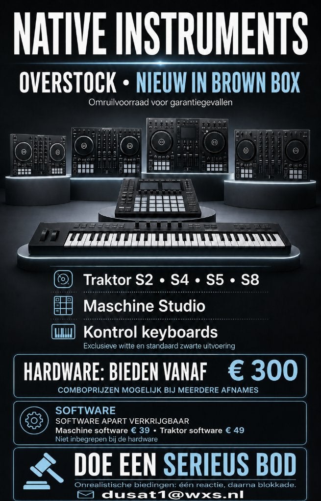 Native Instruments Overstock - Nieuw in Brown Box, Ophalen of Verzenden, Nieuw, Dj-set, Overige merken