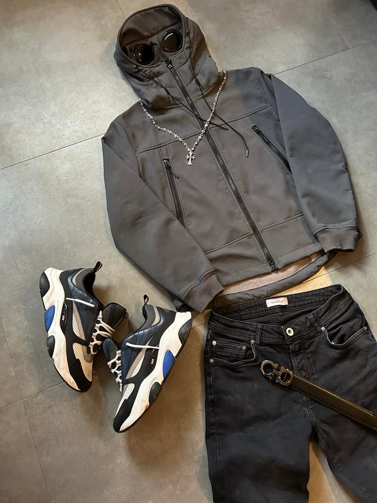 C.p company jacket grey, Ophalen of Verzenden, Zo goed als nieuw, Maat 46 (S) of kleiner