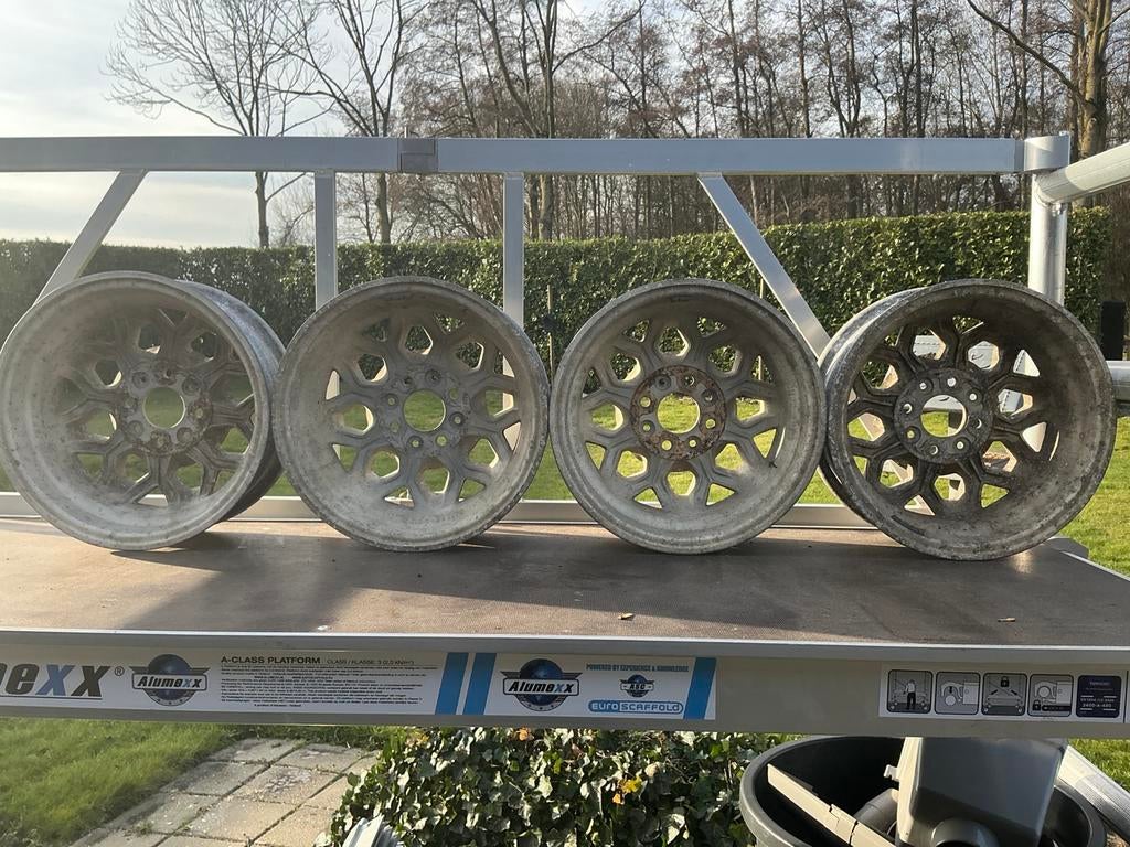 Dunlop 5J 13 inch velgen -Simca 1100 TI met Bouten, Ophalen, Gebruikt