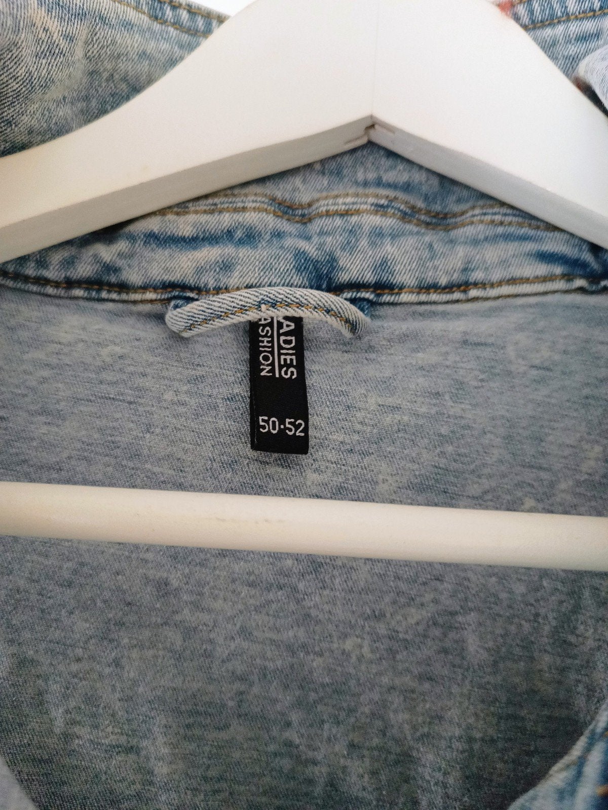 Stoer denim gilet, maat 50-52, Overige typen, Blauw, LADIES FASHION, Ophalen of Verzenden