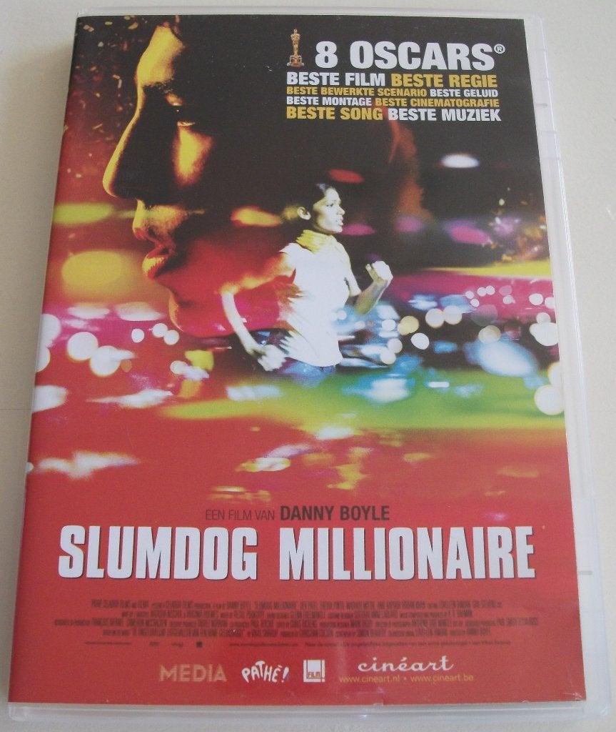 Dvd *** SLUMDOG MILLIONAIRE *** Cinéart, Vanaf 12 jaar, Ophalen of Verzenden, Zo goed als nieuw, Overige gebieden