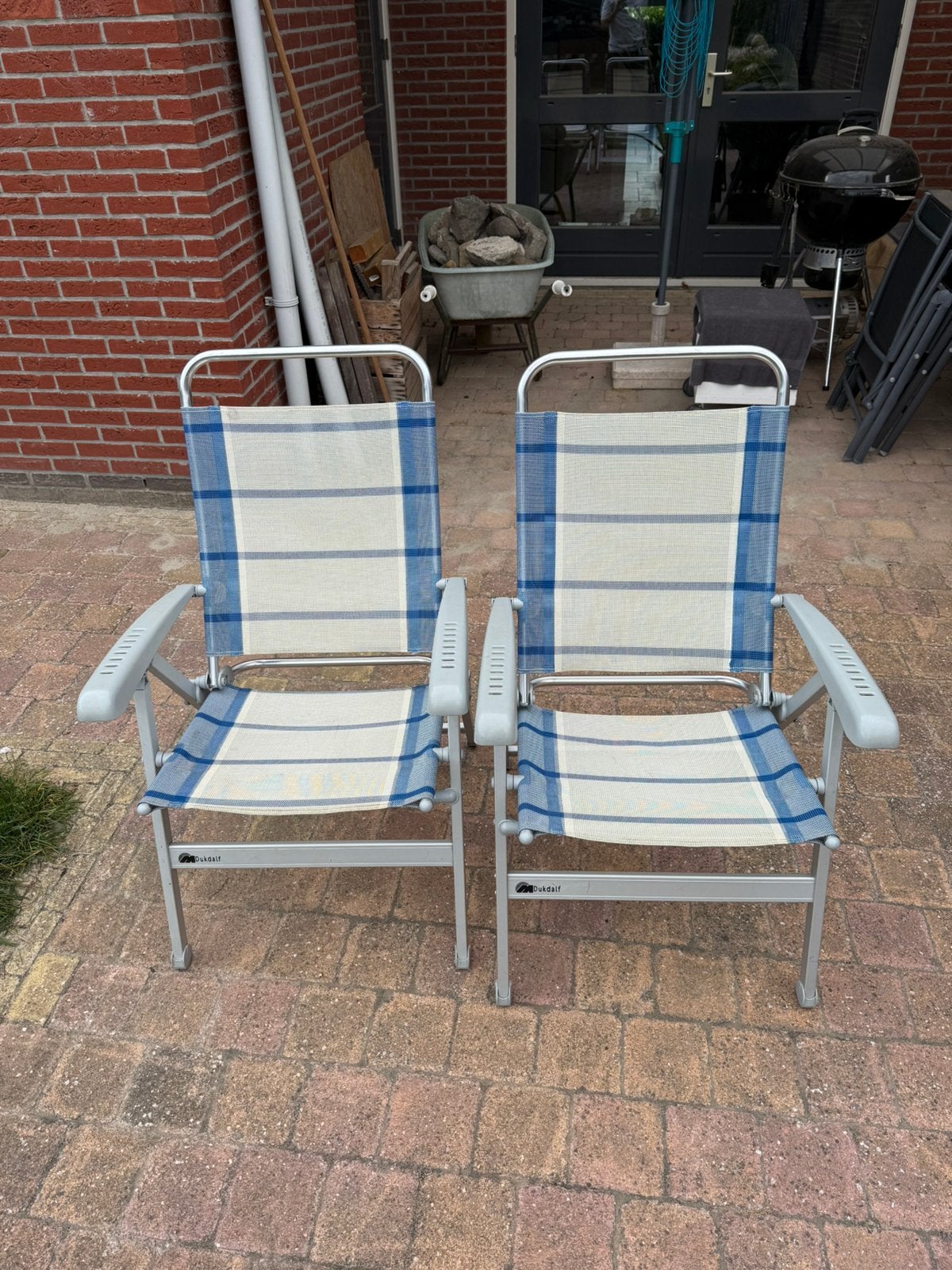 Dukdalf kampeerstoelen, Ophalen, Gebruikt, Campingstoel