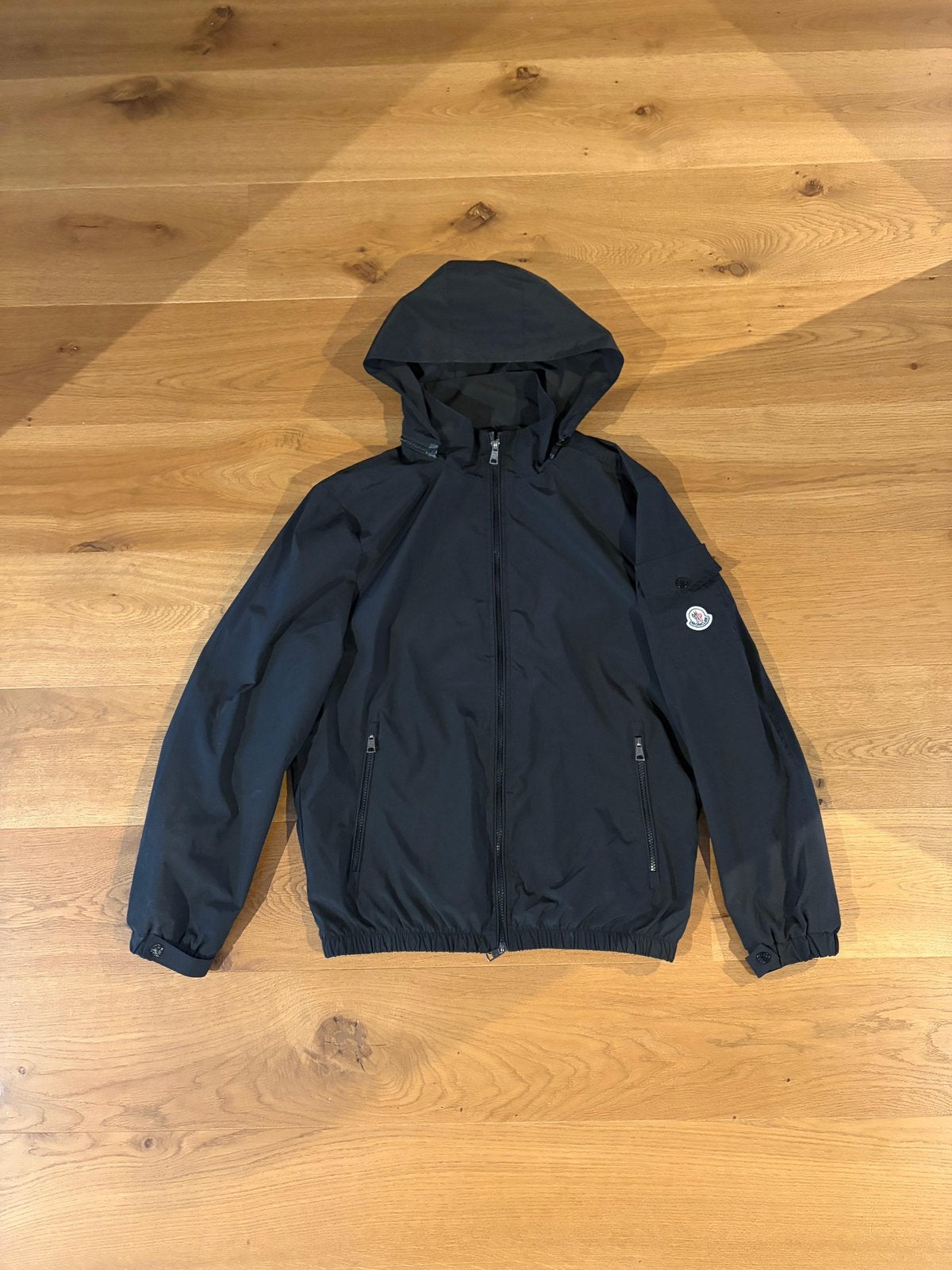 Moncler windbreaker, maat m, Kleding | Heren, Ophalen of Verzenden, Zo goed als nieuw, Maat 48/50 (M), Zwart