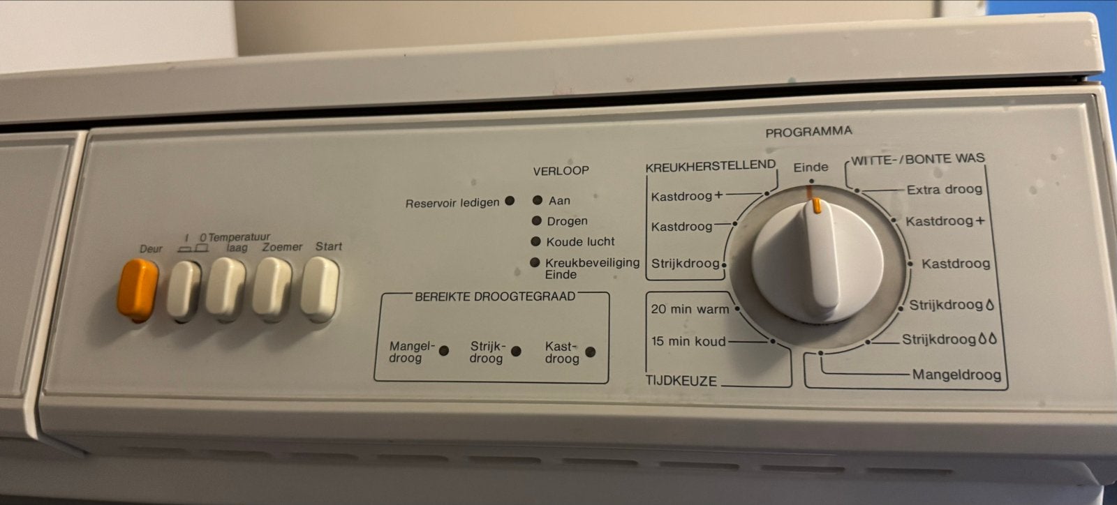Miele Novotronic Meteor T4400C Condensdroger, Witgoed en Apparatuur, Wasdrogers, Ophalen, 6 tot 8 kg, Gebruikt, Voorlader