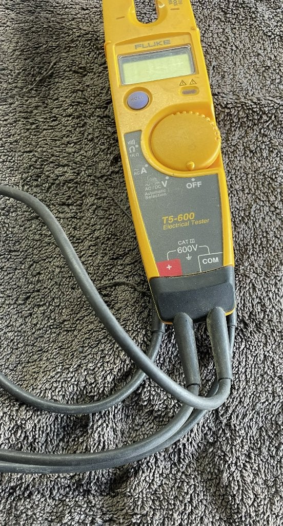 Fluke meter T5 - 600, Ophalen of Verzenden, Gebruikt, Elektriciteit