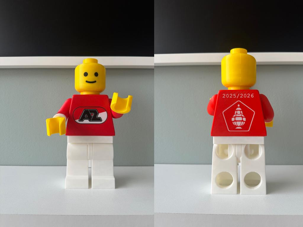 AZ LEGO Poppetje 20cm – Voetbal KNVB Beker Winnaar 3D Print, Ophalen of Verzenden, Nieuw, Minifiguur, Friends