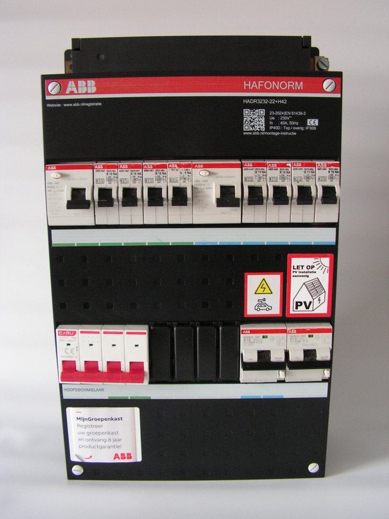 ABB busboard 3-fase 8 groepenkast + 1~ EV + 1~ PV, Ophalen of Verzenden, Gebruikt, ABB, Overige typen