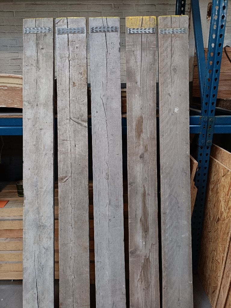 steigerplank, Doe-het-zelf en Verbouw, Ophalen, Gebruikt, 25 tot 50 mm, 200 tot 250 cm