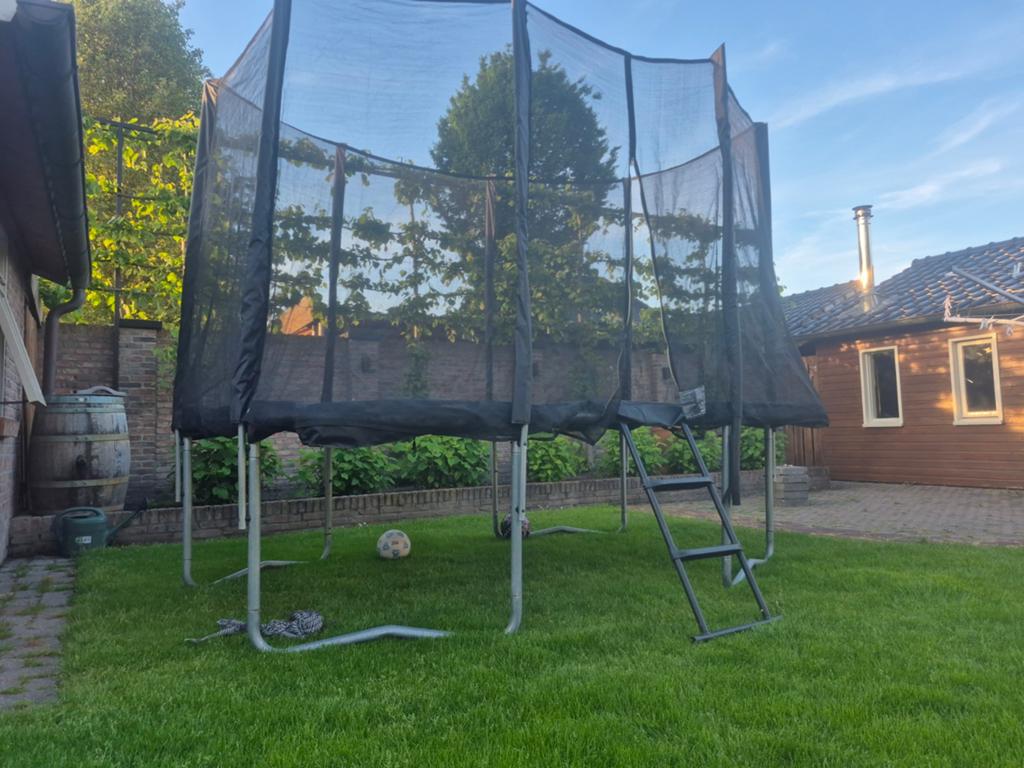 Trampoline te koop 200x320 Salta, Ophalen of Verzenden, Gebruikt