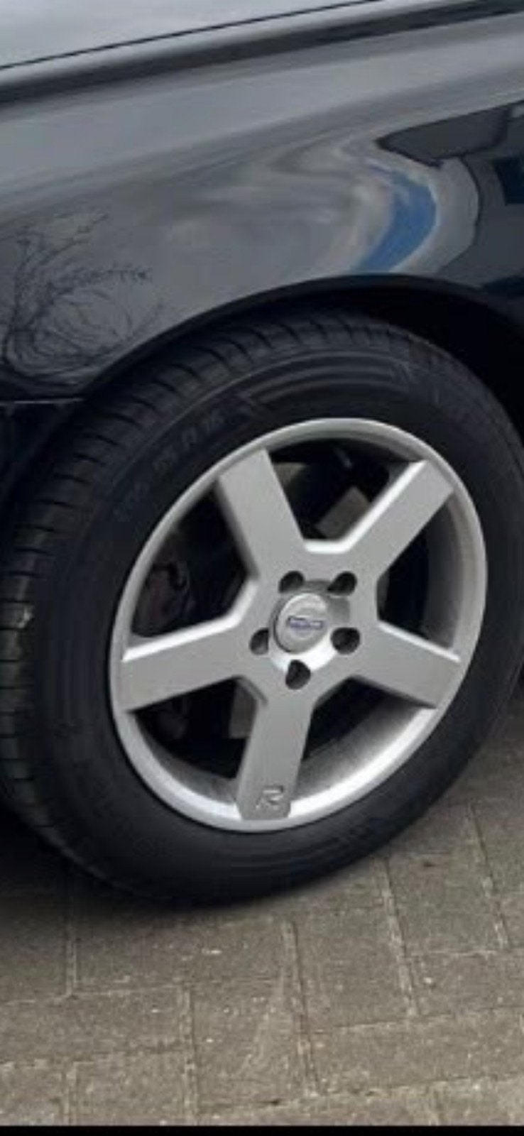 set 16 inch R velgen volvo s40 v50 c30, Ophalen, Gebruikt, 16 inch, Banden en Velgen