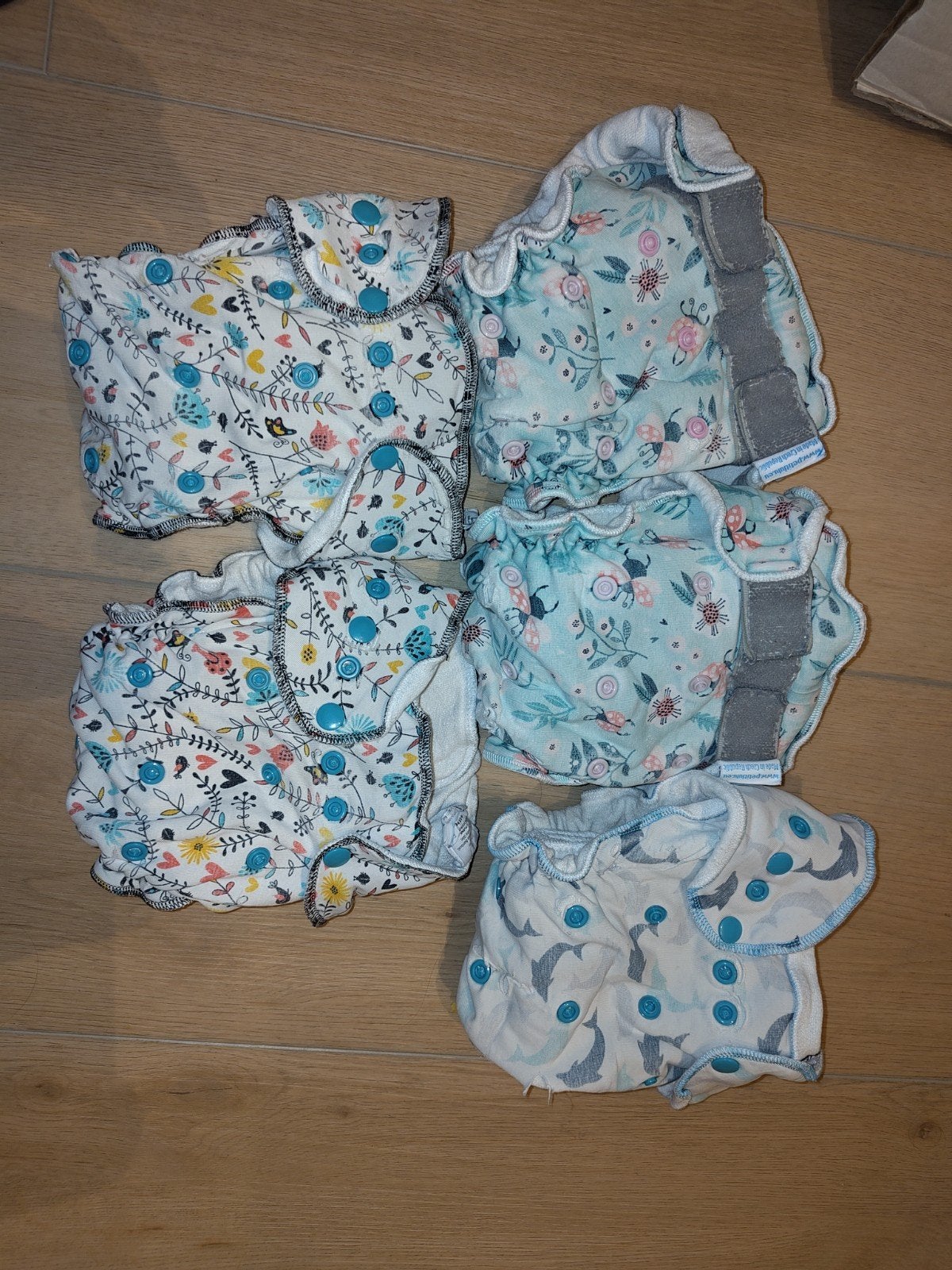5x petit lulu maxi/night fluffy organic voorgevormde luier, Ophalen of Verzenden, Gebruikt, Overige typen