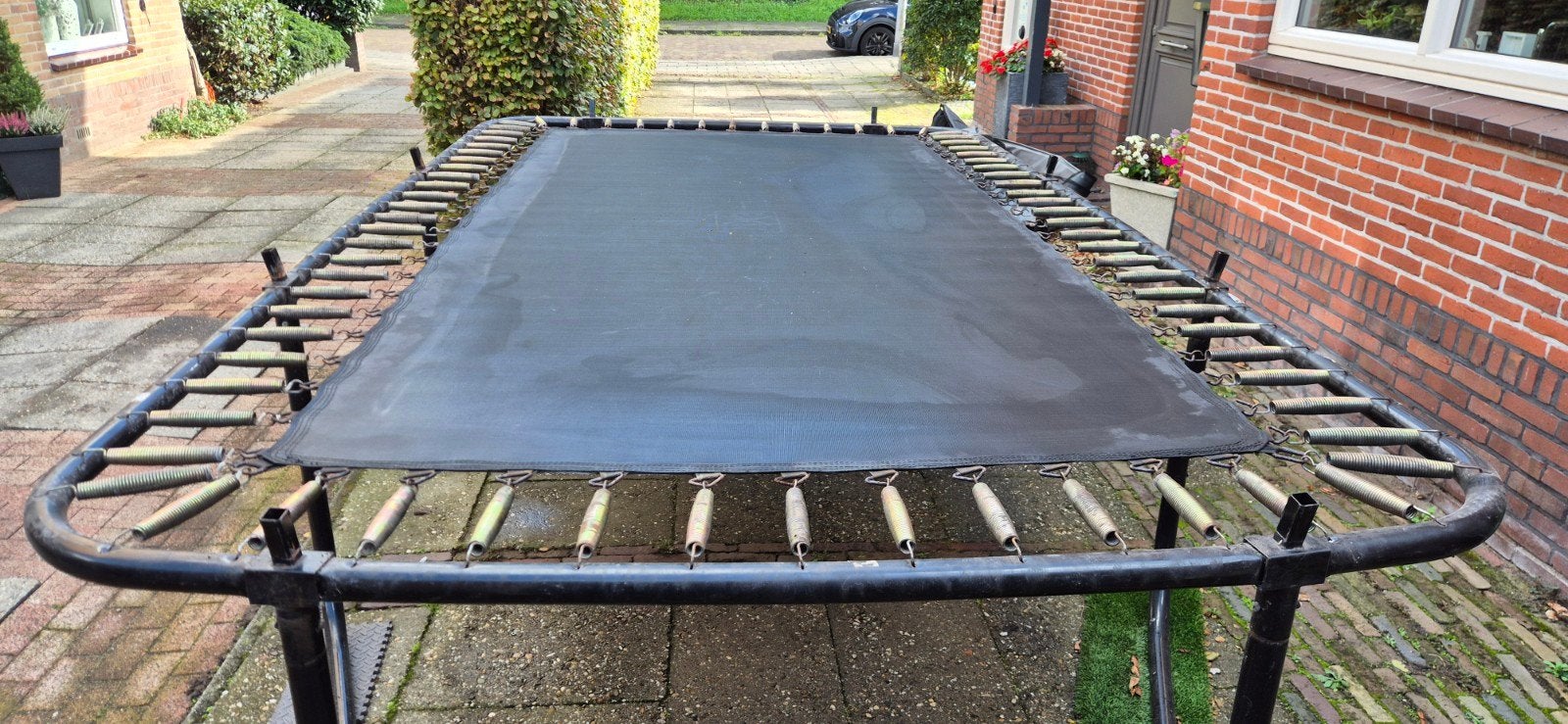 Onderstel exit trampoline 214x366, Ophalen, Gebruikt