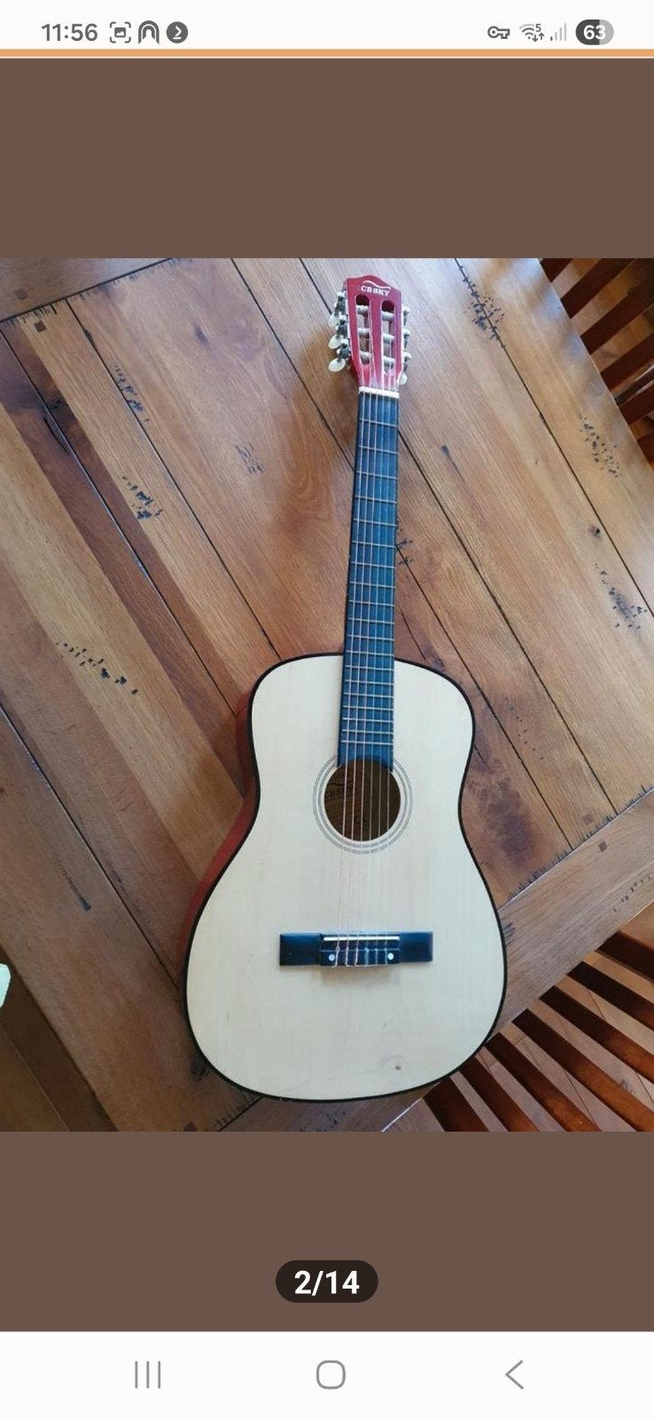 Z.g.a.n.CBSKY gitaar/houten gitaar van CB SKY, Muziek en Instrumenten, Ophalen of Verzenden, Zo goed als nieuw, Klassieke of Spaanse gitaar