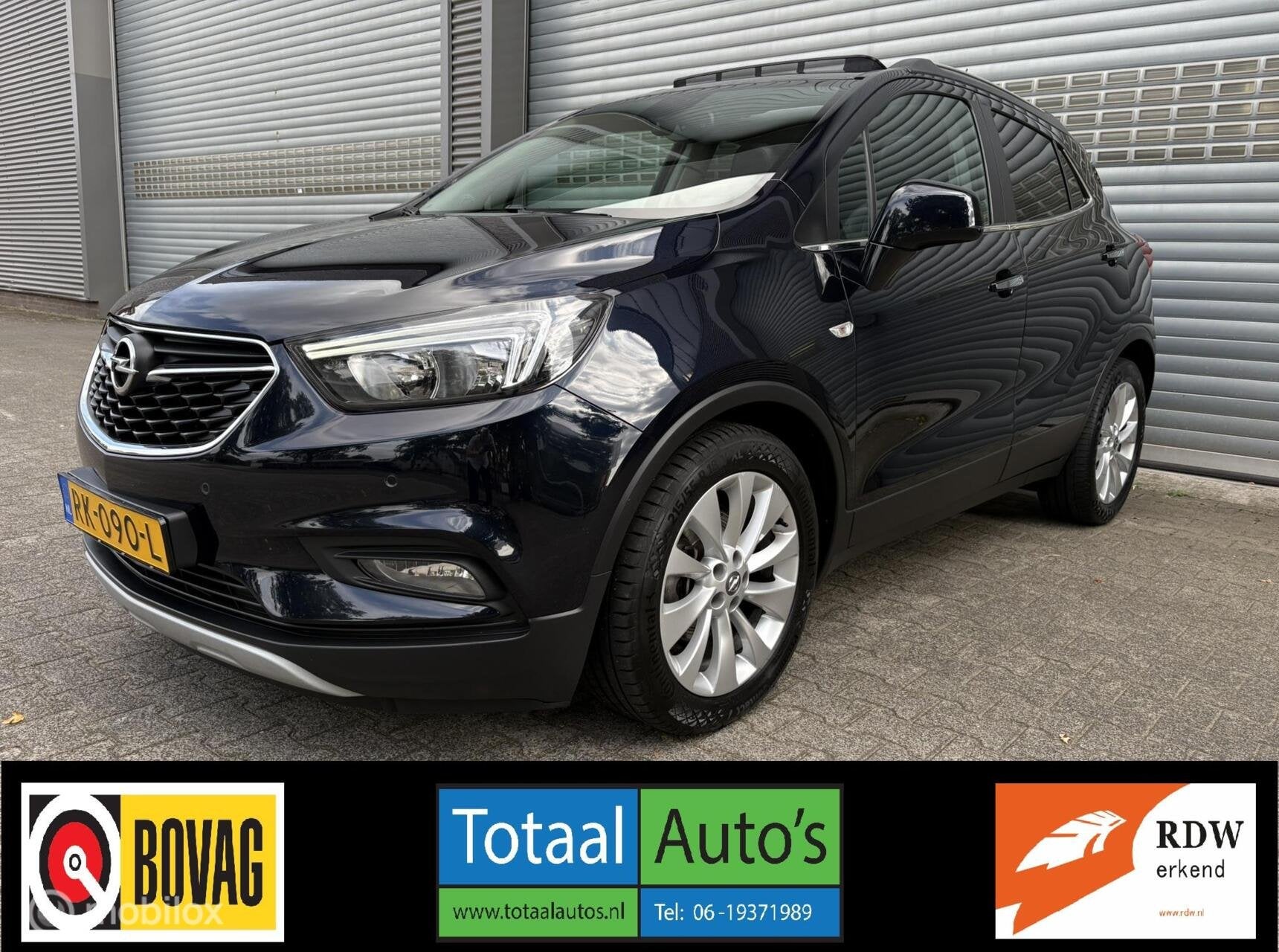 Opel Mokka X 1.4 Turbo Innovation*PANO*NAVI*LEER*STUUR+STOEL, Gebruikt, Euro 6, Blauw, 1364 cc