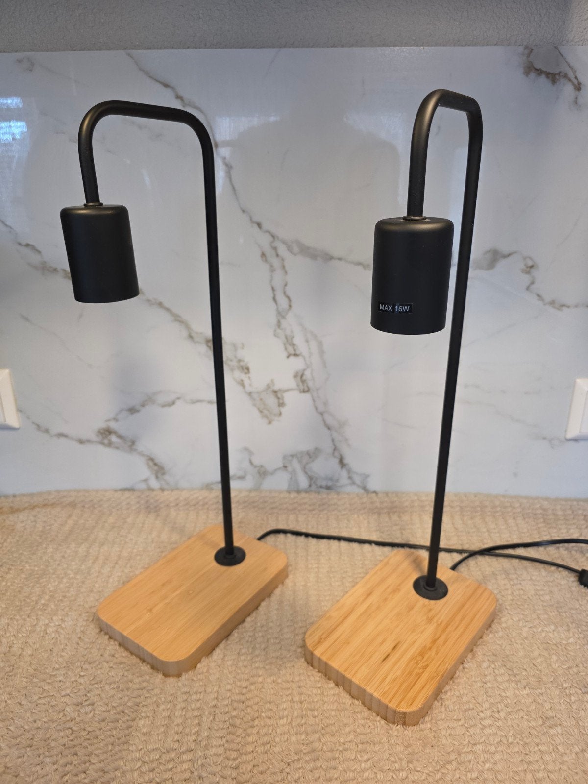 Set IKEA TVÄRHAND B2055 nachtlampjes, Ophalen of Verzenden