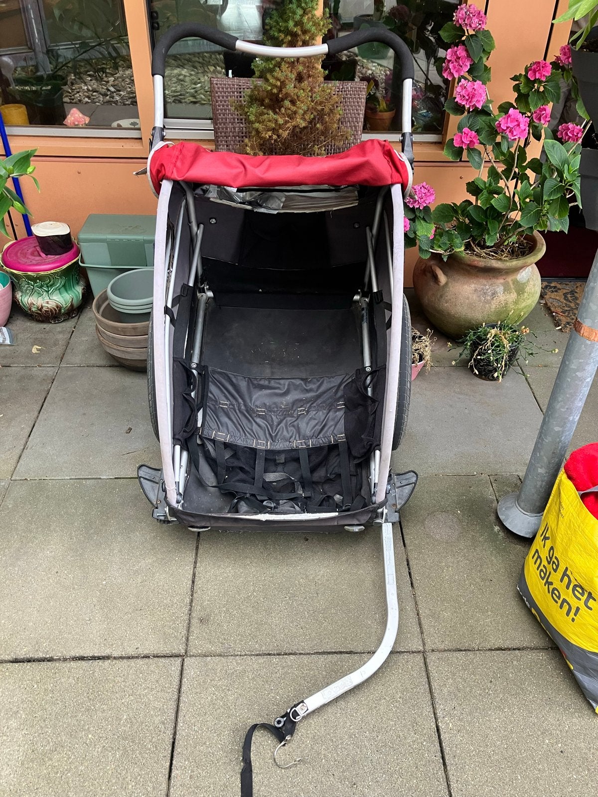 Fietskar / Hondenkar, Fietsen en Brommers, Ophalen, Gebruikt, Opvouwbaar, 20 tot 40 kg
