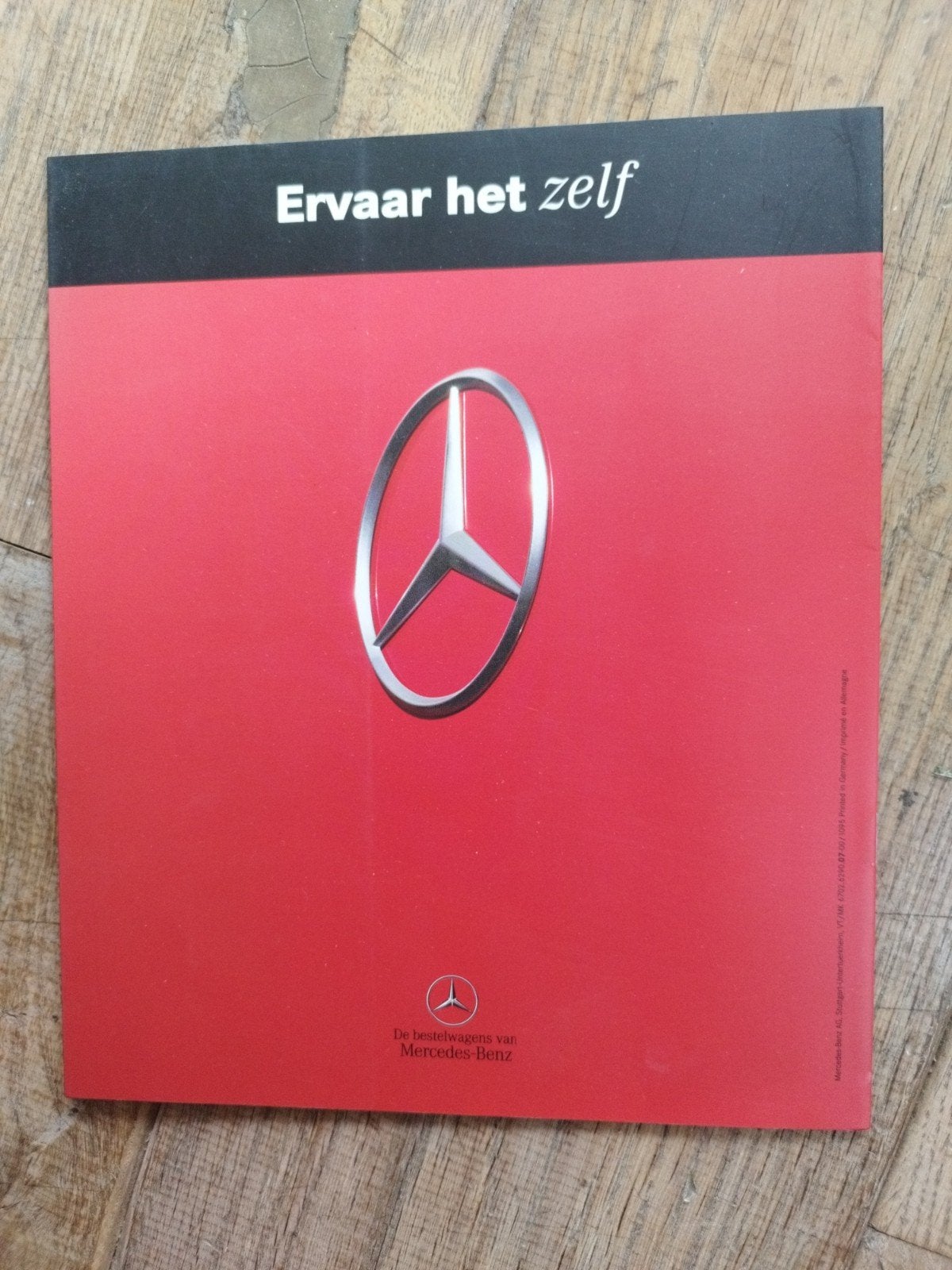 Mercedes-Benz Vito Brochure 1995 - Opvallend Anders, Zo goed als nieuw, Mercedes-Benz, Mercedes, Ophalen of Verzenden