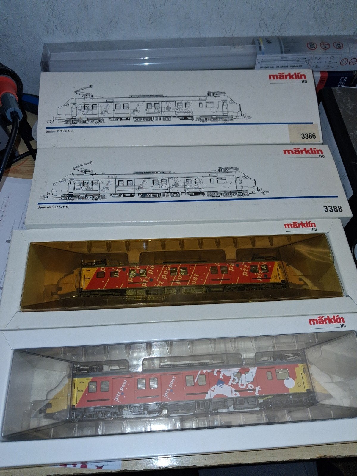 2 mooie Ns Motorposten van Marklin, Wisselstroom, Locomotief, Ophalen of Verzenden, Märklin