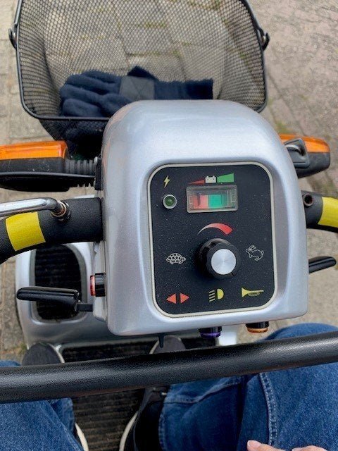 scootmobiel, Ophalen, Gebruikt