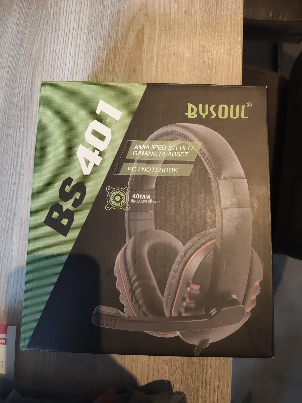 BYSOUL BS 401 Amplified Stereo Gaming Headset Nieuw, BYSOUL, Nieuw, Ophalen of Verzenden, Over-ear