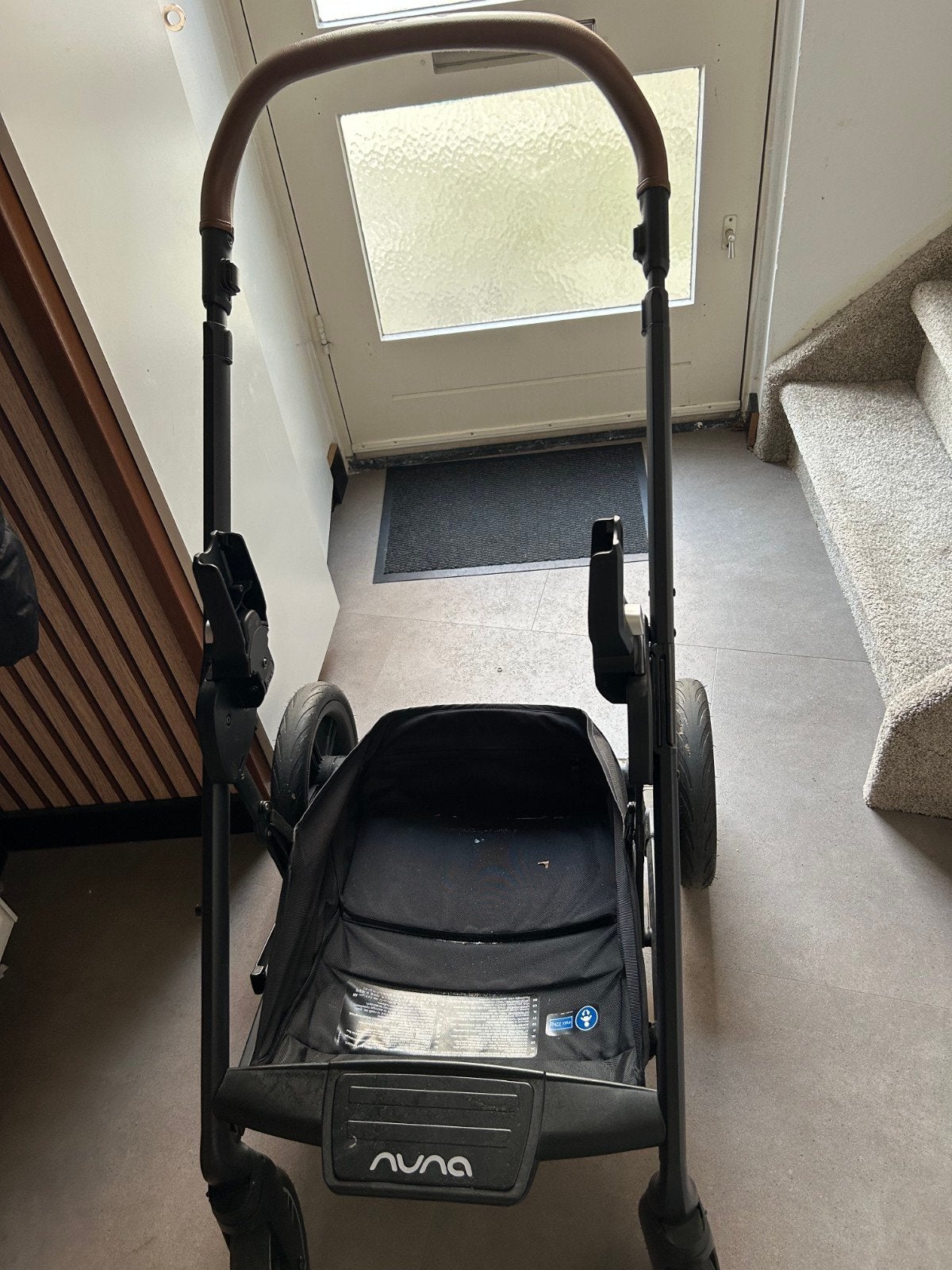 Nuna kinderwagen met autostoel, Ophalen, Gebruikt, Overige merken, Met reiswieg