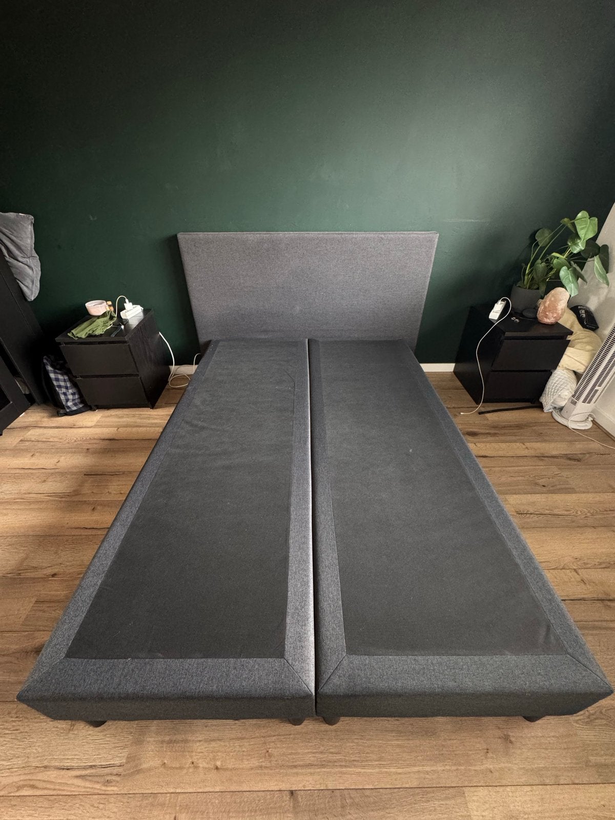 Tweepersoons bedframe 140 cm (matras optioneel), Ophalen, Gebruikt, Tweepersoons, 140 cm