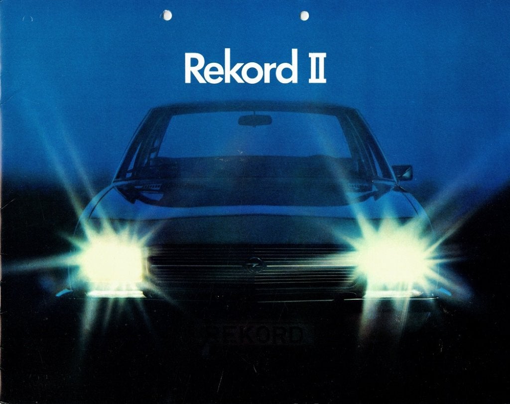 Folder Opel Rekord II (ca.1972), Verzenden, Gelezen, Opel