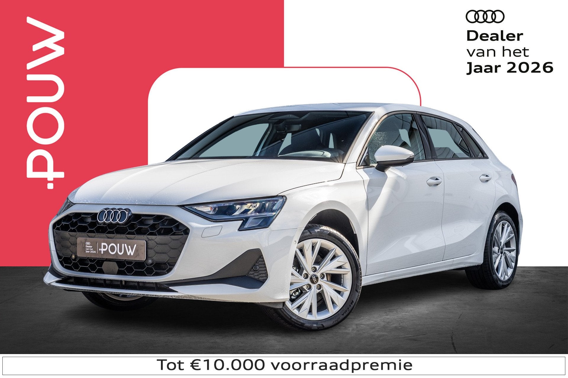 Audi A3 Sportback 30 TFSI 115pk Pro Line | Stoelverwarming |, Stof, 4 cilinders, 1290 kg, 116 pk
