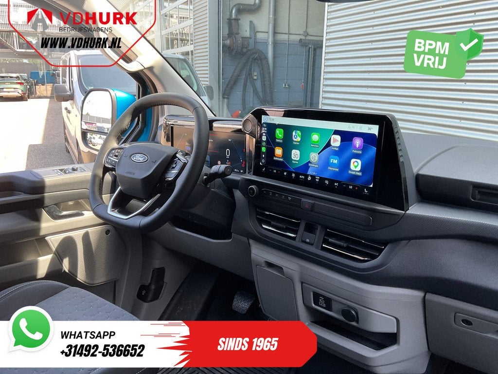 Ford E-Transit Custom 218 pk 330 km WLTP L2 Limited B&O/ Ada, Auto's, Bestelauto's, Automaat, Gebruikt, 71 kWh, Lichtsensor